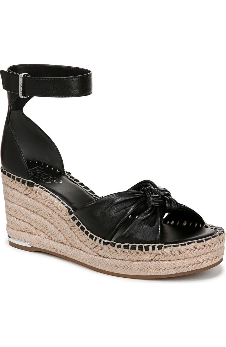 Franco Sarto Clementine Ankle Strap Platform Wedge Sandal, Main, color,
