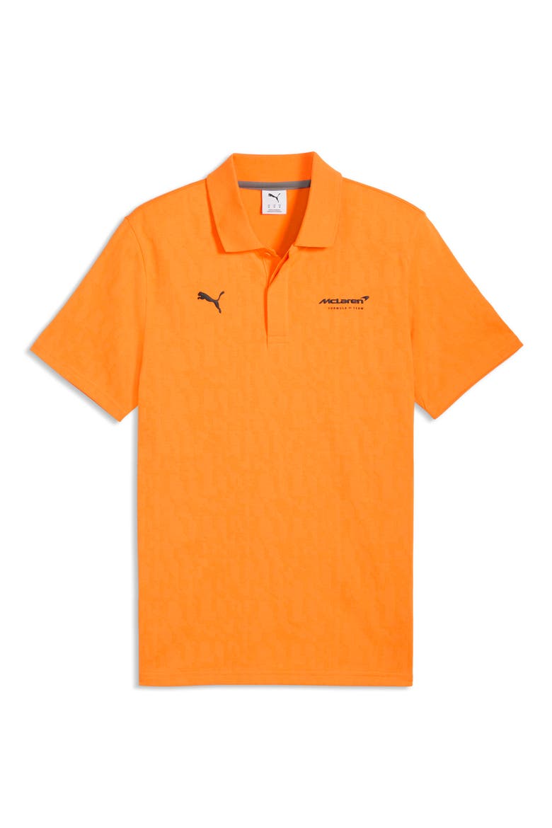 McLaren Jacquard Logo Polo, Alternate, color, PAPAYA