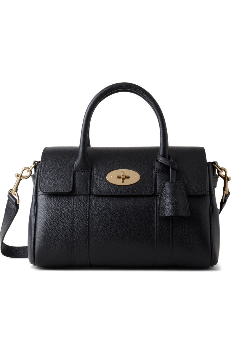 Mulberry Small Bayswater Satchel, Main, color, Black