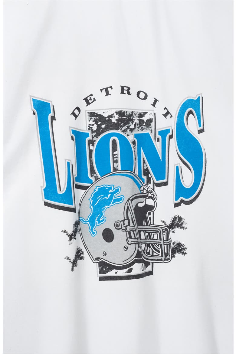 Detroit Lions Conversion Graphic Sweatshirt, Alternate, color, WHITE