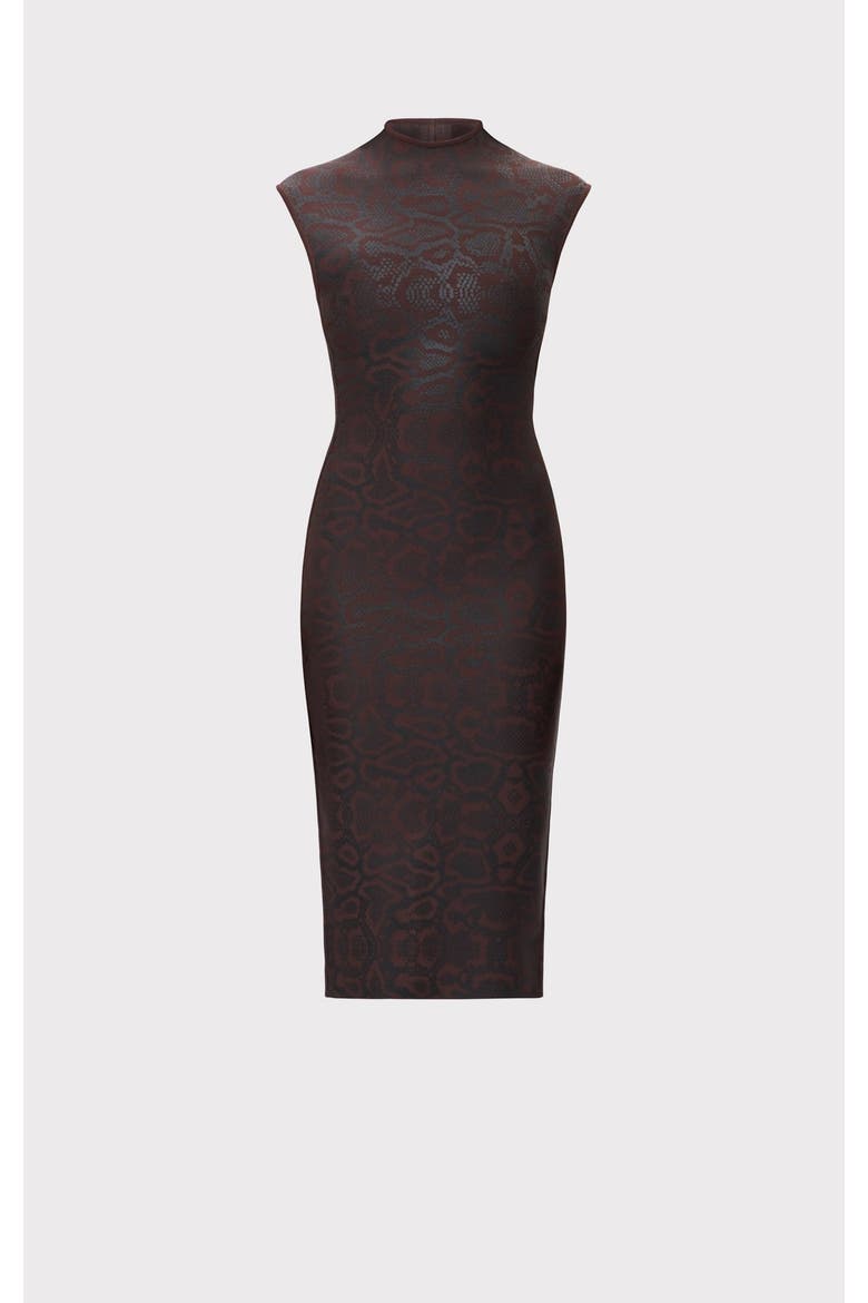 The Metallic Anita Dress, Alternate, color, WALNUT FOIL