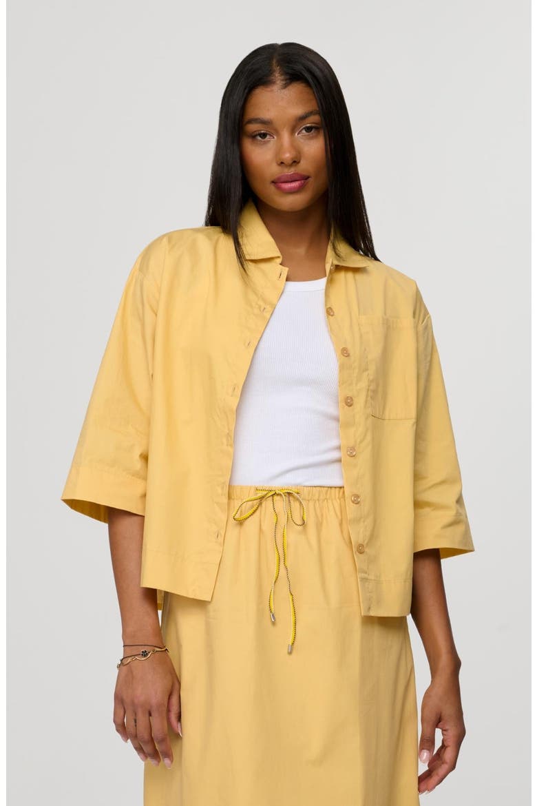 Poppy Blouse, Main, color, Pale Yellow