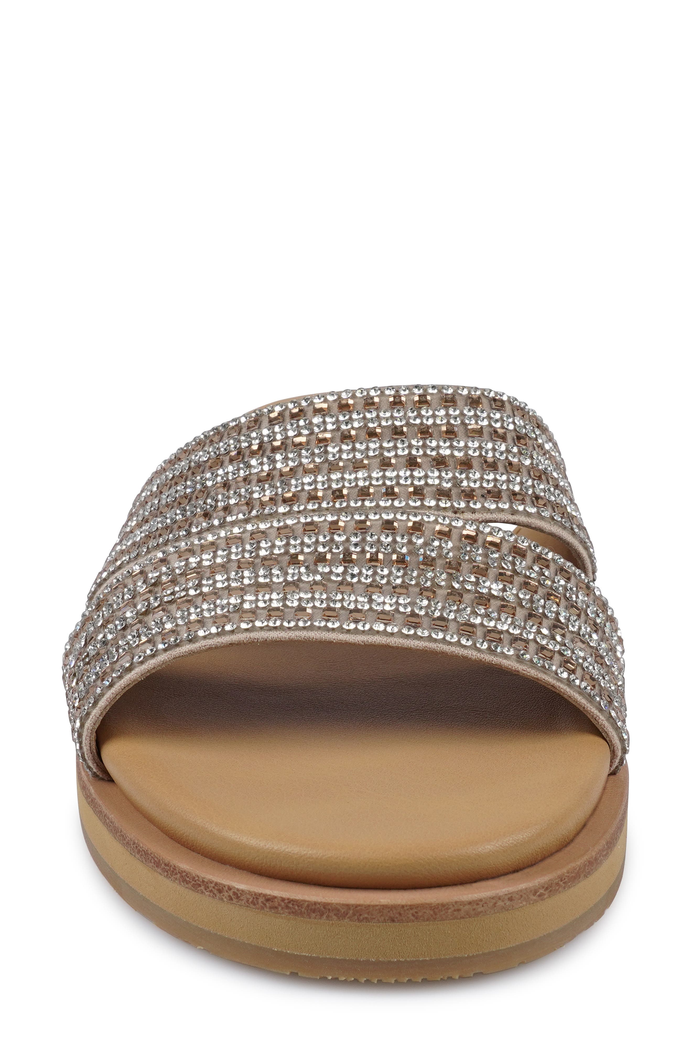 Slide Sandal, Alternate, color, LIGHT GOLD