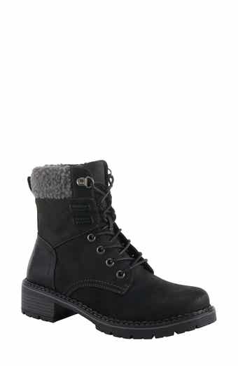 Patrizia by Spring Step Jordyn Faux Fur Lined Lug Sole Boot