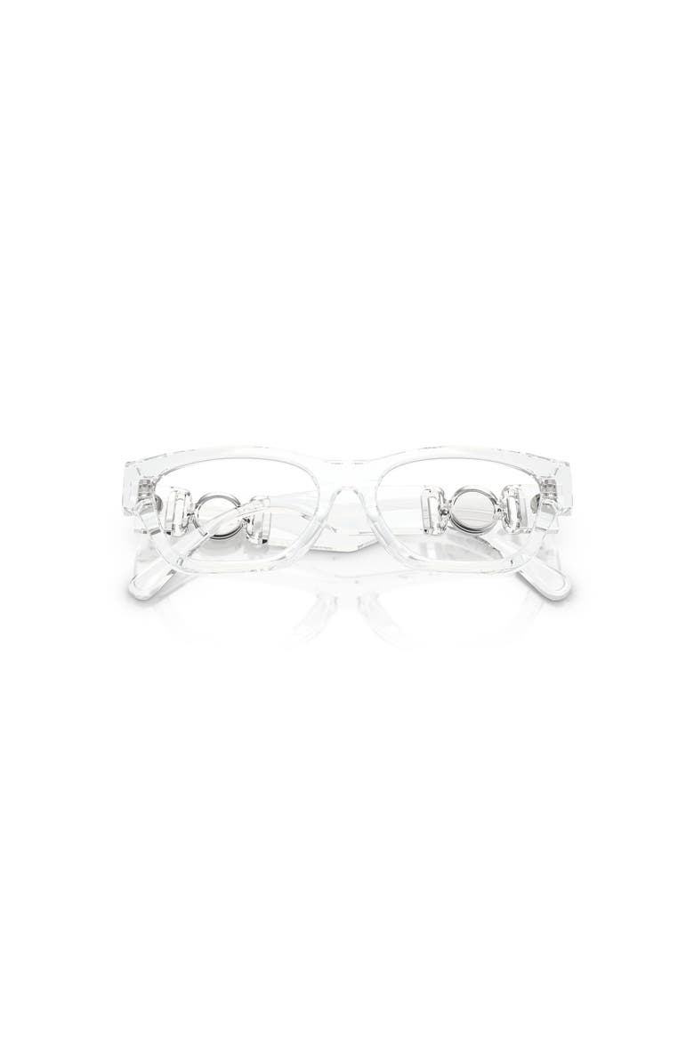 46mm Round optical glasses, Alternate, color, Transparent