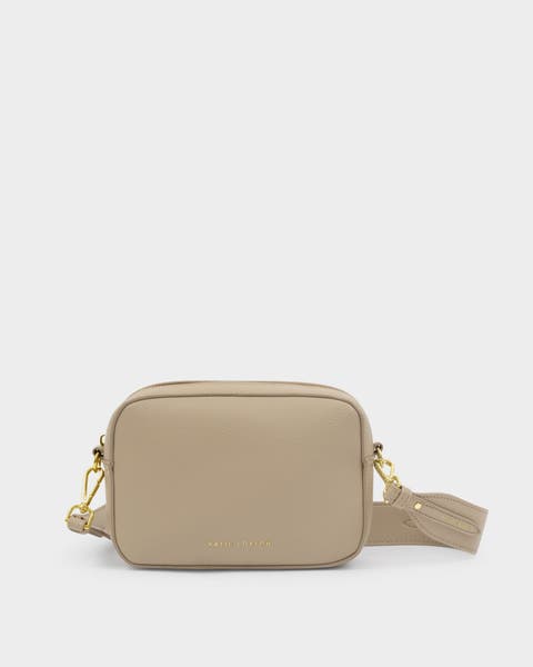 Avery Small Crossbody Bag in Light Taupe