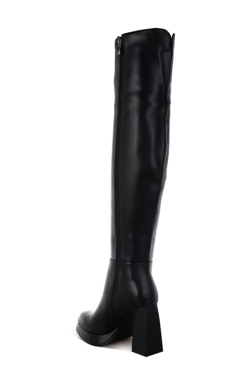 London Rag Nenana Platform Tall Boot In Black