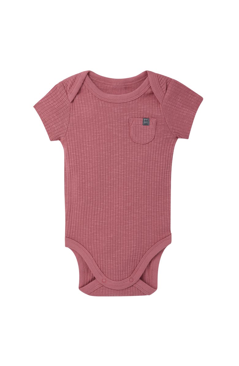 Modern Moments<sup>™</sup> by Gerber Bodysuit and Shorties 4-piece Set, Alternate, color, Beige Garden