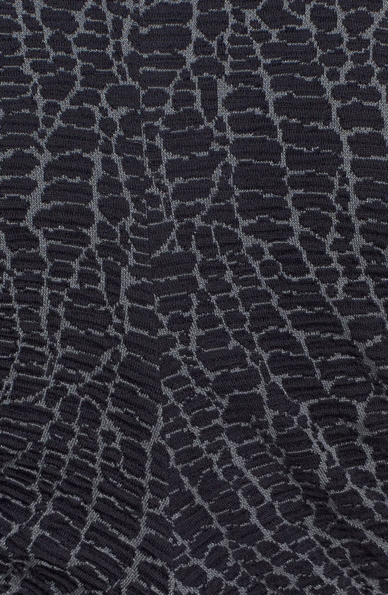 Armani Collezioni Animal Texture Jersey Jacket, Alternate, color, 