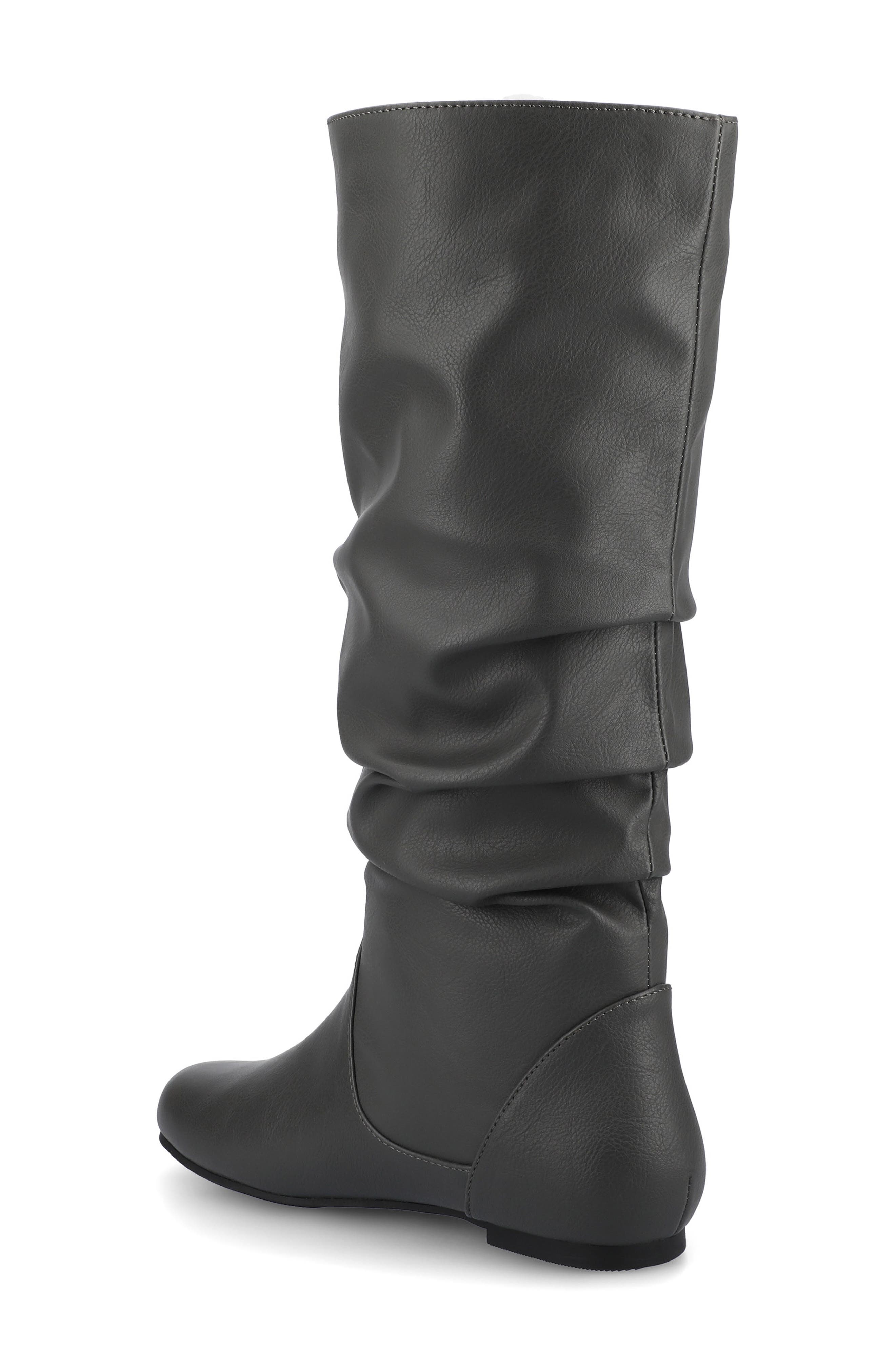 JOURNEE Jayne Ruched Tall Boot, Alternate, color, GREY