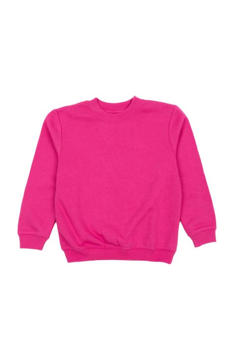 Kids Pullover Sweatshirt, Long Sleeve, Solid Colors