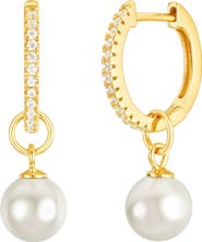 Untamed Petals Perfectly Poised Pearl Hoops
