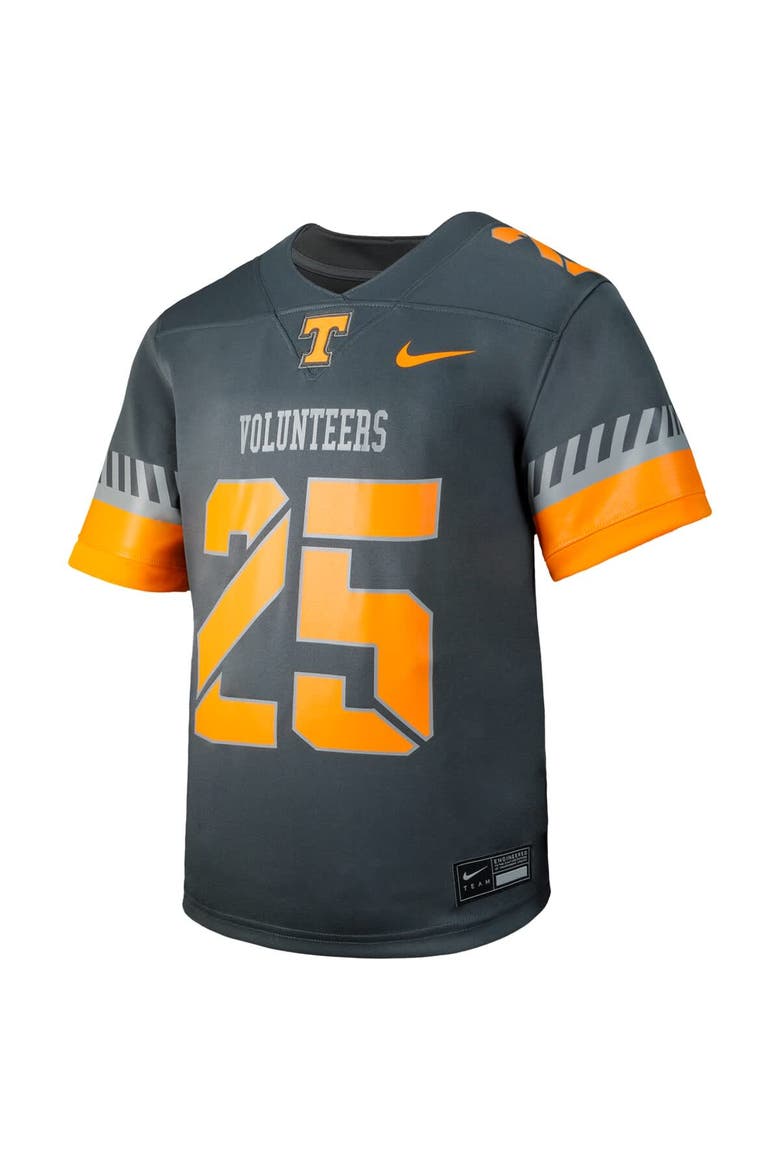 Preschool Nike #25 Anthracite Tennessee Volunteers Untouchable Replica Game Jersey, Alternate, color, Anthracite