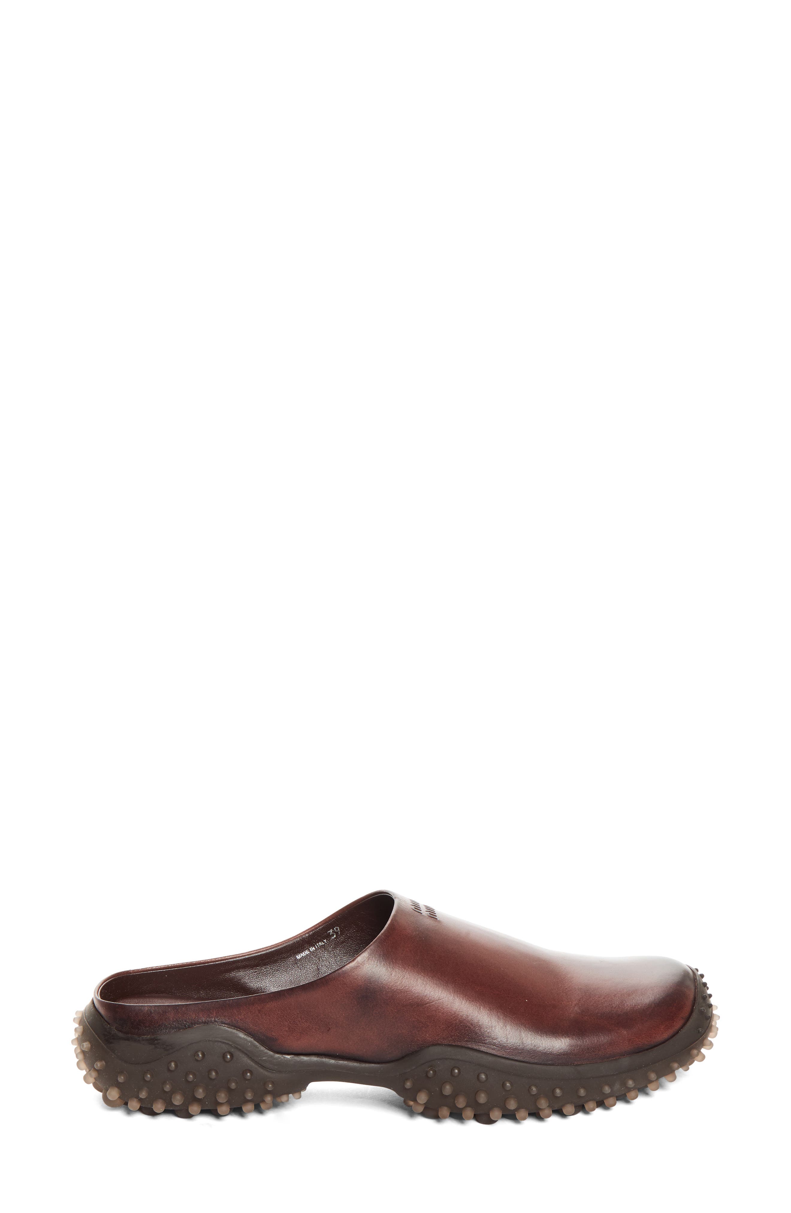 Leather Trail Mule, Alternate, color, CAFFE