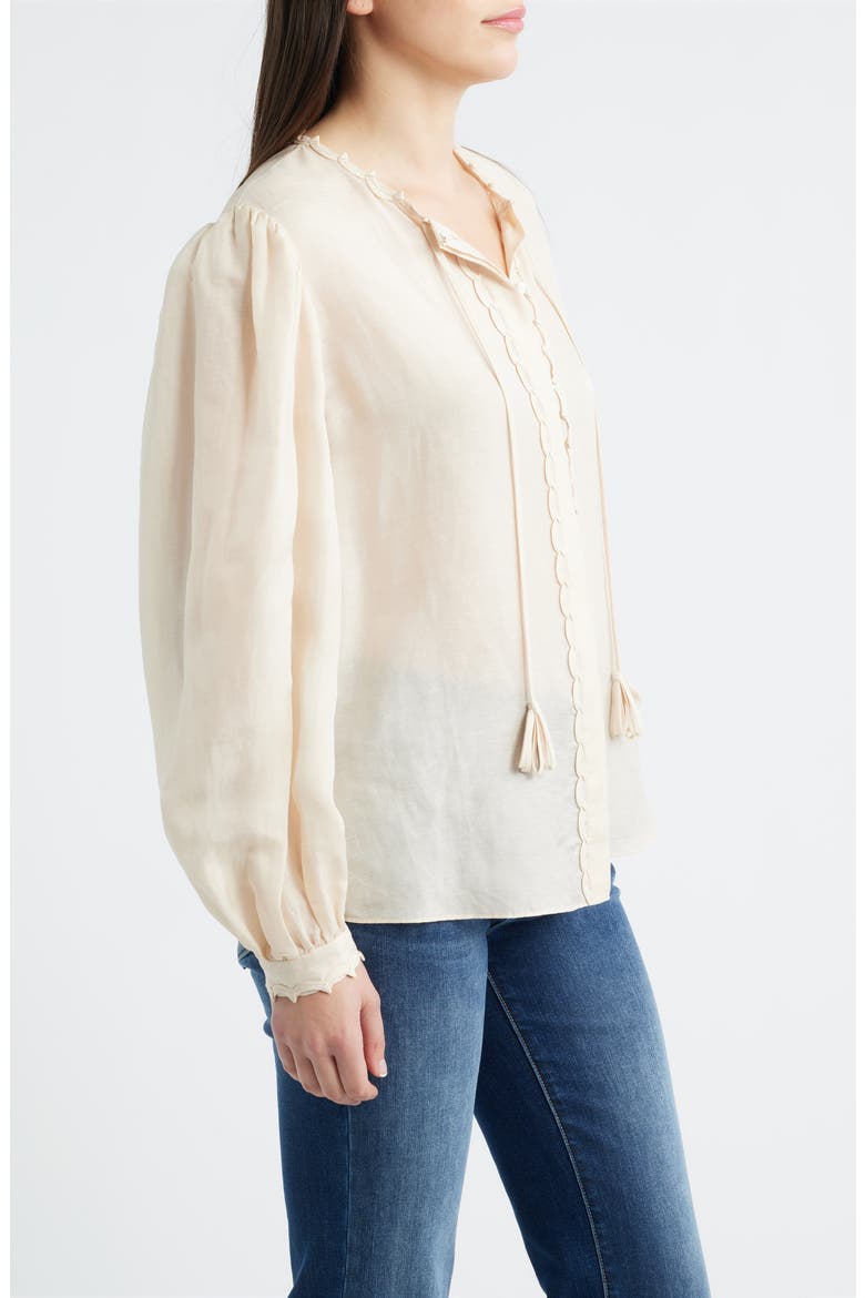 Harlow Balloon Sleeve Top, Alternate, color, ECRU