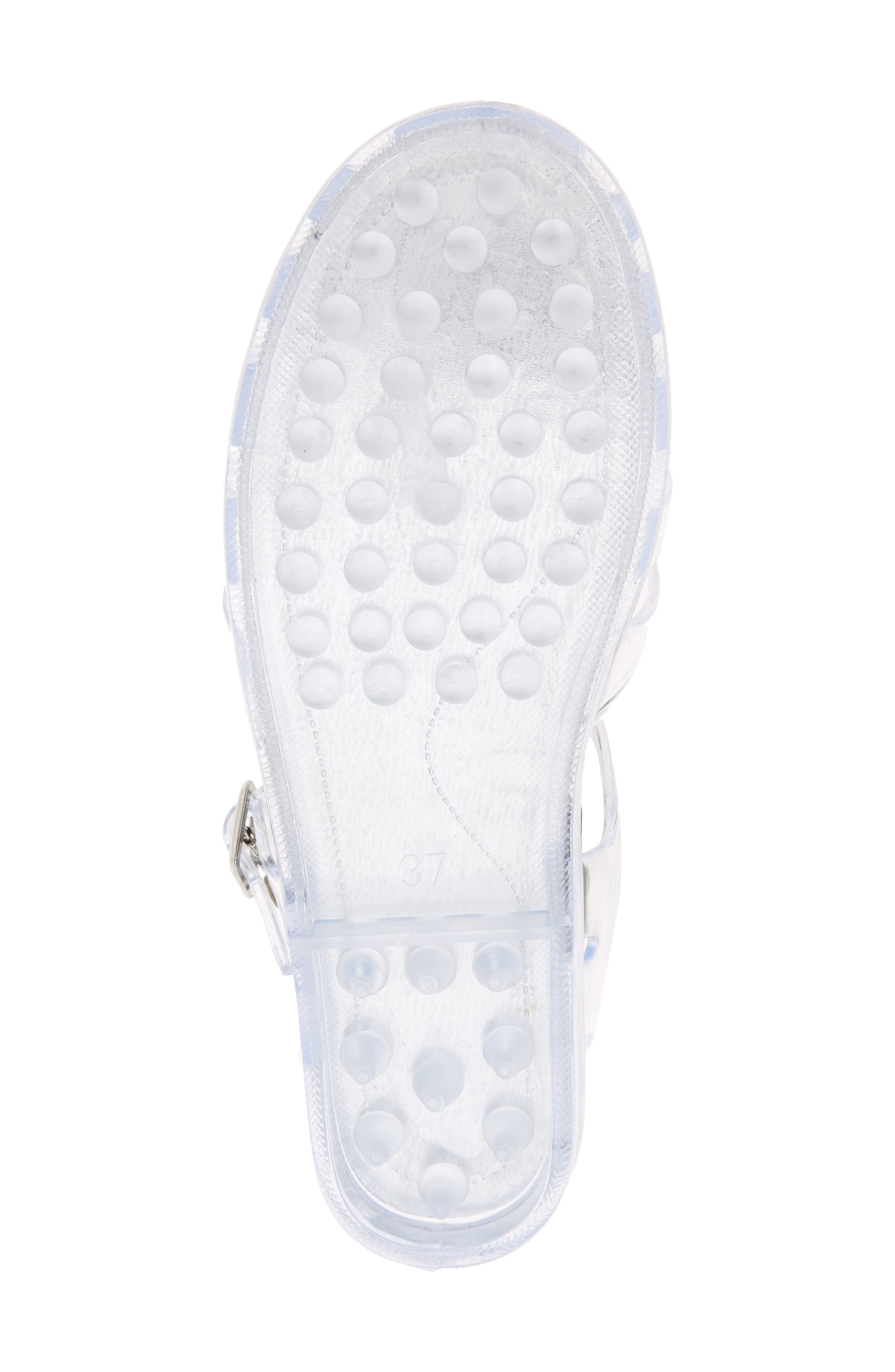 Gelly Sandal, Alternate, color, CLEAR