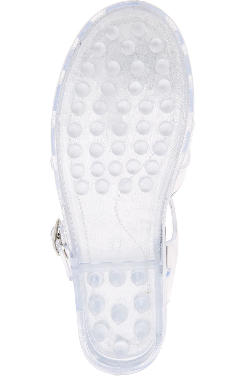 Jeffrey Campbell Gelly Sandal, Alternate, color, Clear
