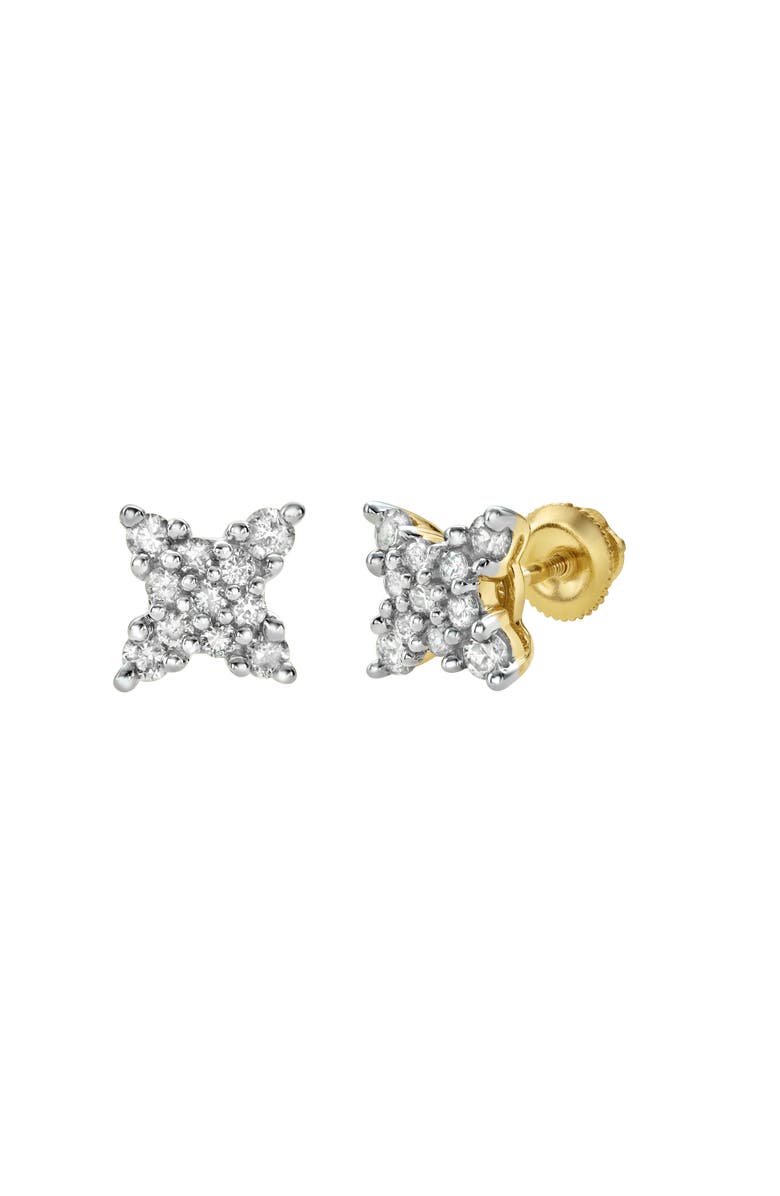 LuvMyJewelry Bladez 14K Yellow Gold Diamond Stud Earrings - 0.44ct., Main, color, 14K Yellow Gold