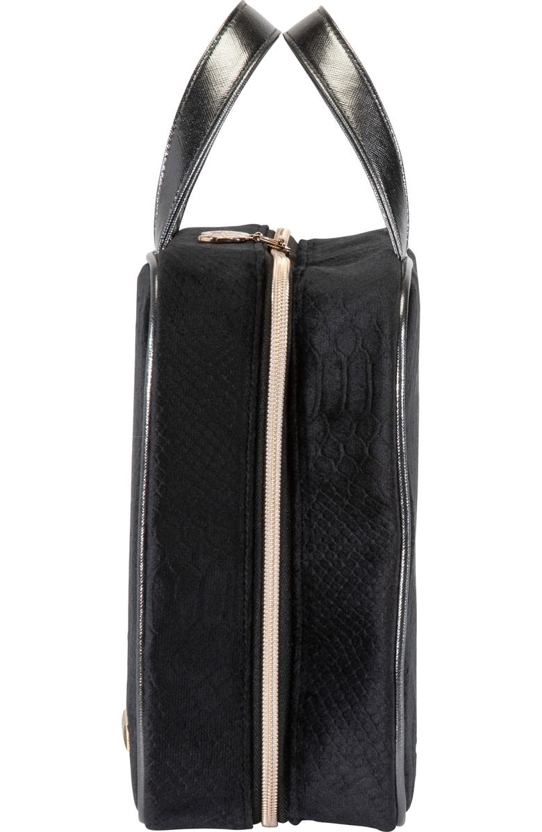 Stephanie Johnson Marais Noir Martha Large Briefcase Cosmetic Case, Alternate, color,