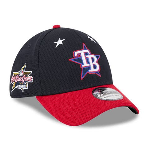 Men's New Era Navy/Red  Tampa Bay Rays 2025 MLB All-Star Game Workout 39THIRTY Flex Hat