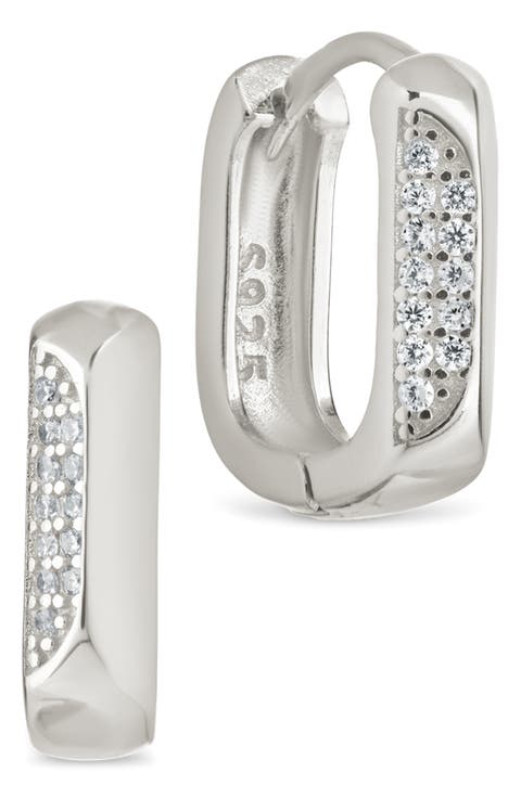 Aubriella Cubic Zirconia Hoop Earrings