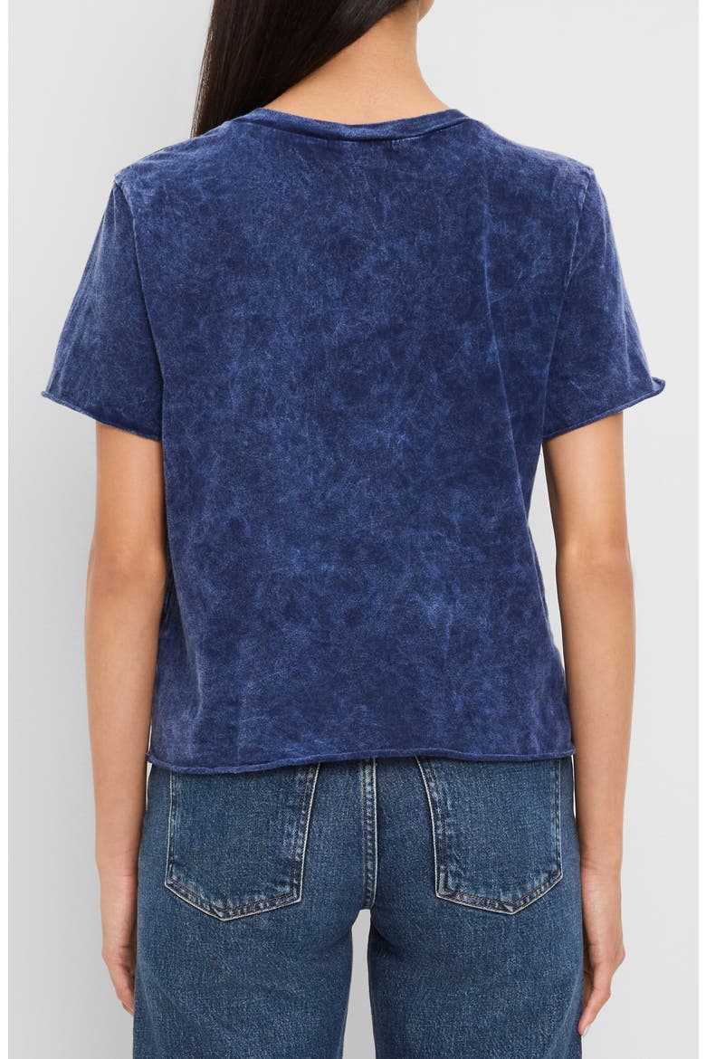 Jackie Raw Edge Crewneck T-Shirt, Alternate, color, NOCTURNAL