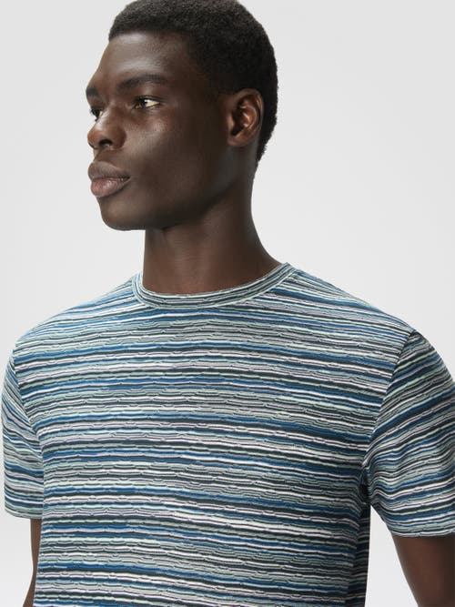 Missoni Flame-zigzag Pattern Crew-neck T-shirt In Multi