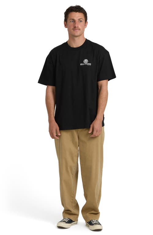 Billabong Bio Wave Og Graphic T-shirt In Black