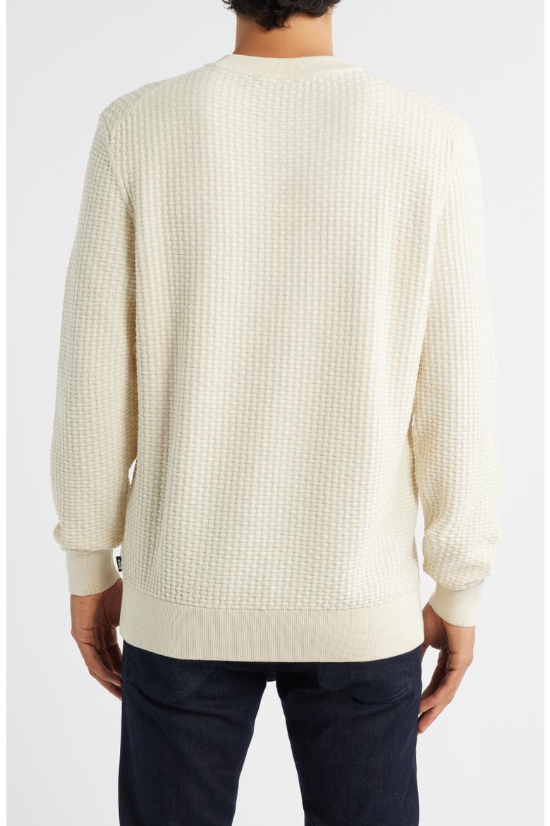 Imberto Textured Sweater, Alternate, color, OPEN WHITE