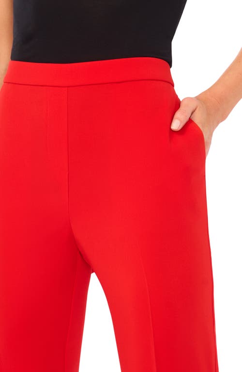 Halogenr Halogen(r) High Waist Ankle Straight Leg Pants In Red