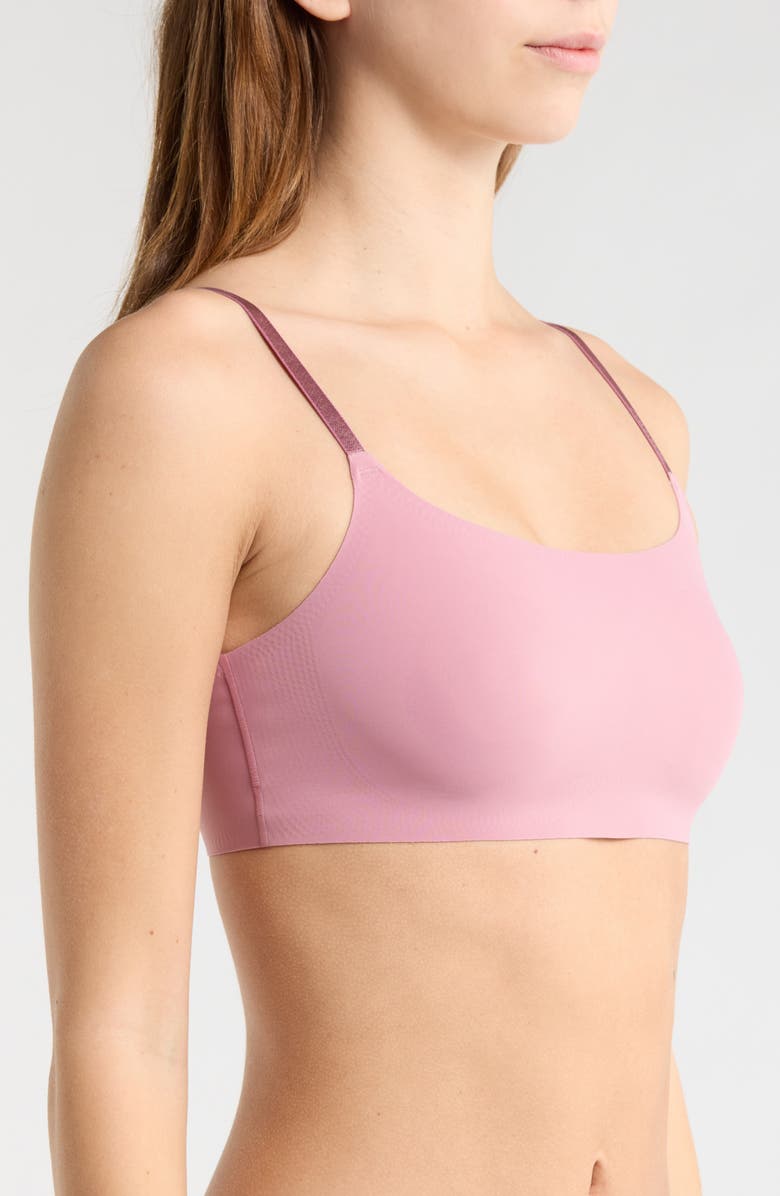 Calvin Klein Bralette, Alternate, color, Soft Mauve