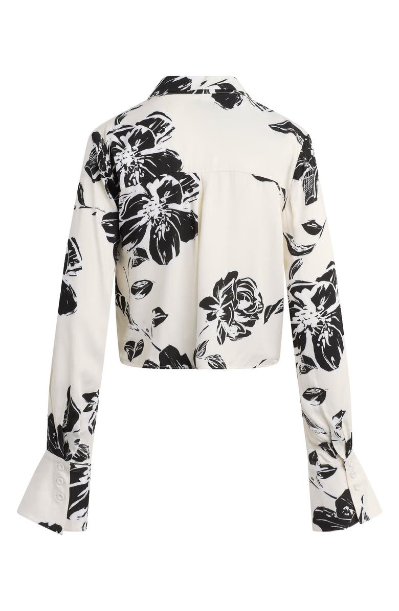 Favorite Daughter The Cropped Lily Print Top, Alternate, color, Vintage Floral