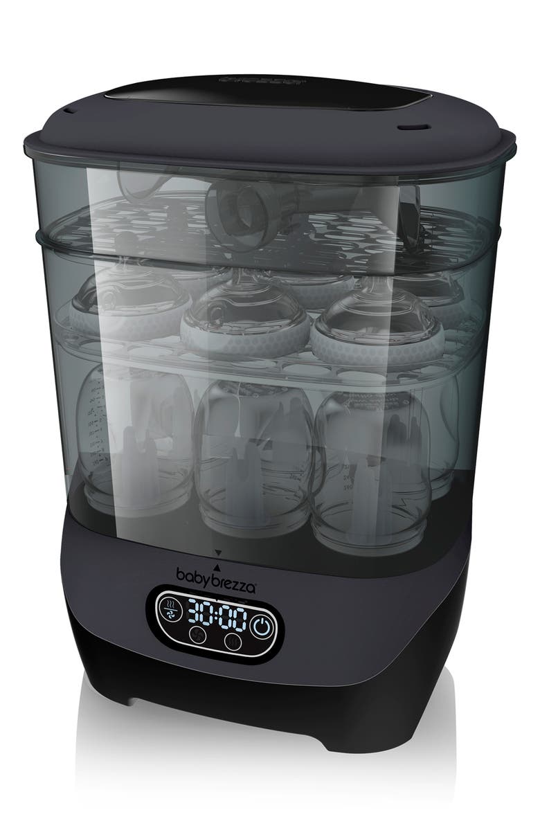 BABY BREZZA One Step Bottle Sterilizer/Dryer Advanced, Main, color, Charcoal