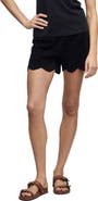Barefoot Dreams® CozyChic® Ultra Lite® Drawstring Scallop Lounge Shorts