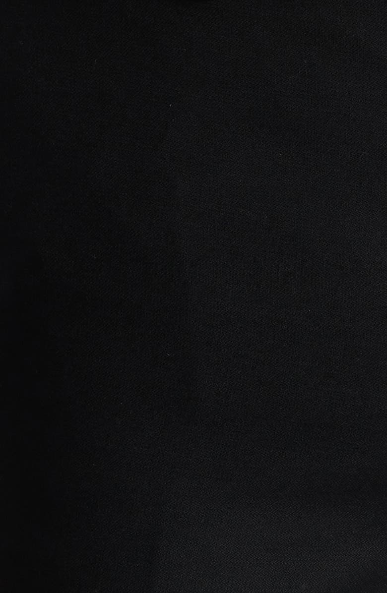 ZANETTI Slim Fit Flat Front Black Wool Dress Pants, Alternate, color, Black