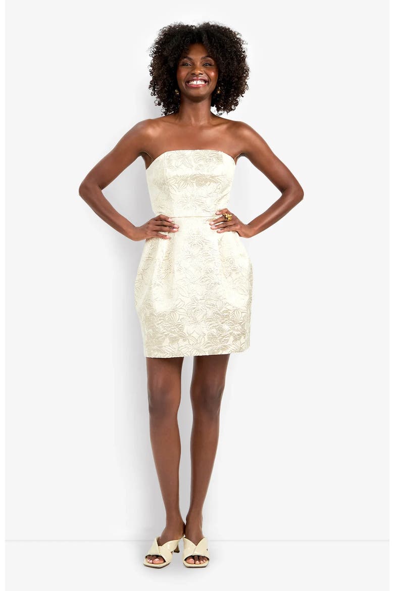 Kalley Dress, Alternate, color, Golden Bloom