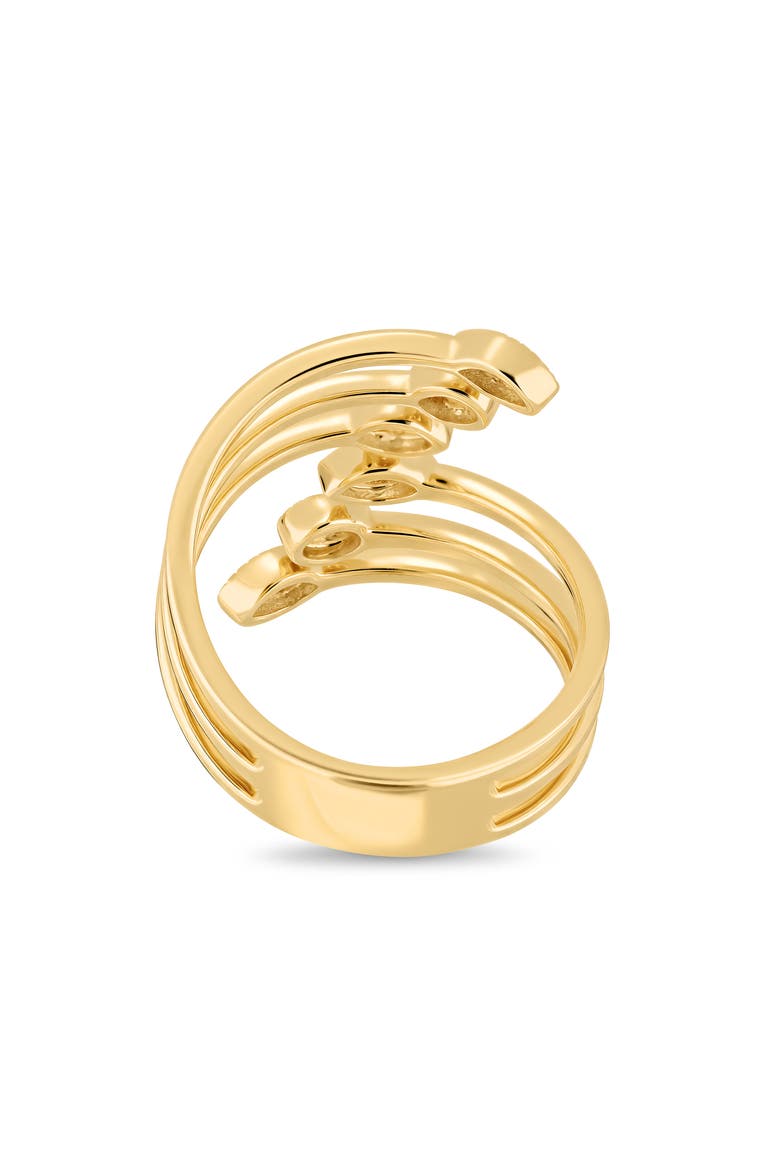 18K Gold Icon Diamond Stackable Ring (Online Trunk Show), Alternate, color, 18K YELLOW GOLD/ DIAMOND