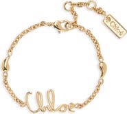 Chloé Script Logo Bracelet