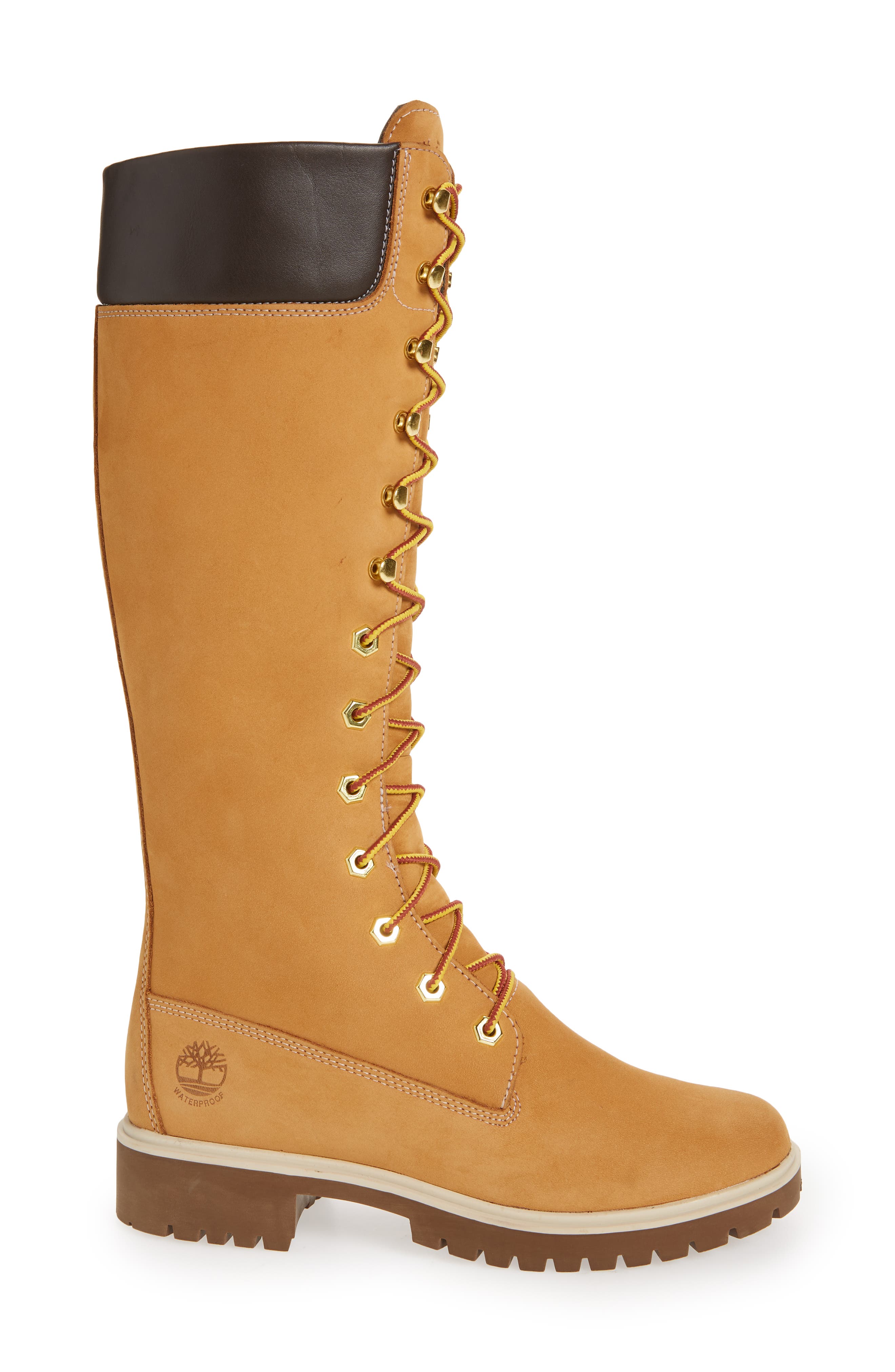 Timberland 14-Inch Premium Lace-Up Waterproof Boot, Alternate, color, 