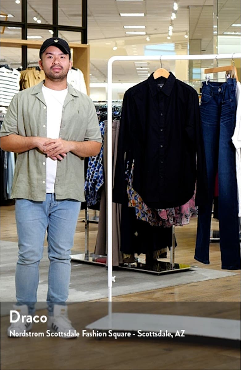 Fit One Zac Slim Fit Stretch Button-Up Shirt, sales video thumbnail