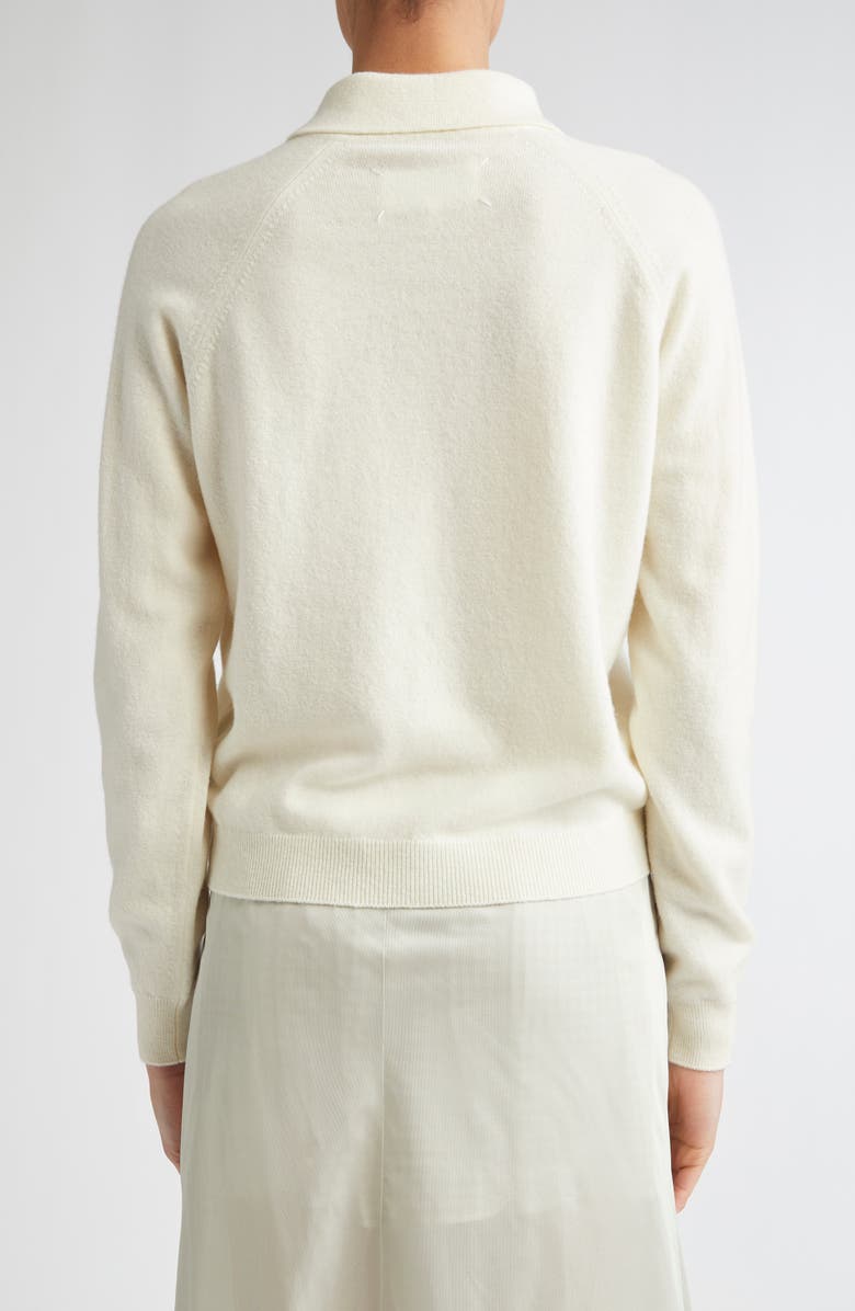 Maison Margiela Virgin Wool Polo Sweater, Alternate, color, 