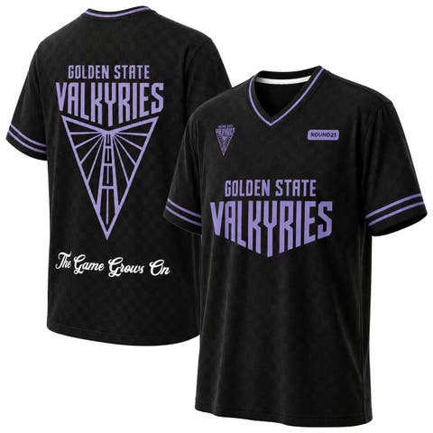 Unisex round21  Black Golden State Valkyries Soccer Jersey