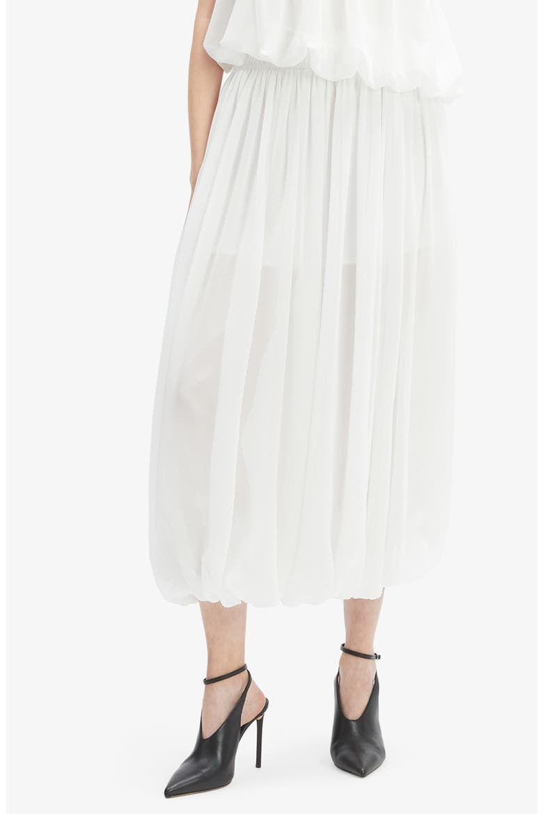 Corina Chiffon Bubble Maxi Skirt, Main, color, IVORY