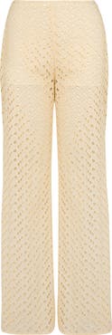 ViX Paula Hermanny Venice Cotton Broderie Anglaise Cover-Up Pants
