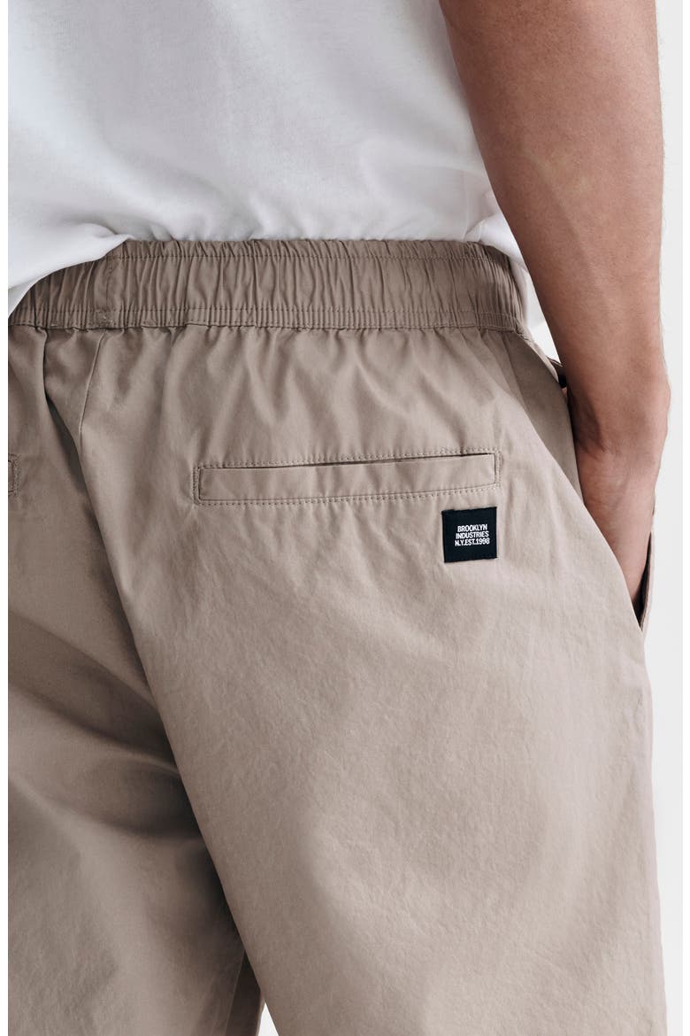 Loose Fit Cotton Elastic Waist Shorts, Alternate, color, SHITAKE