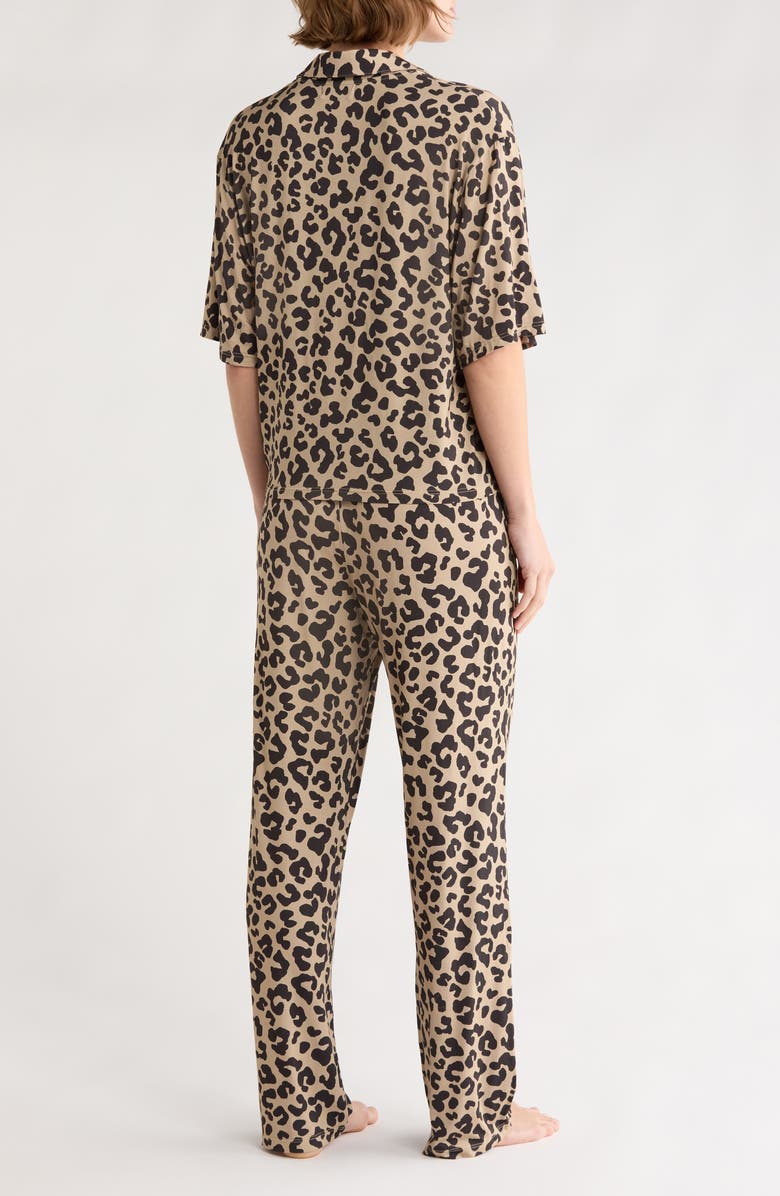 Abound Sleepy Head Pajamas, Alternate, color, Tan- Black Kayla Animal