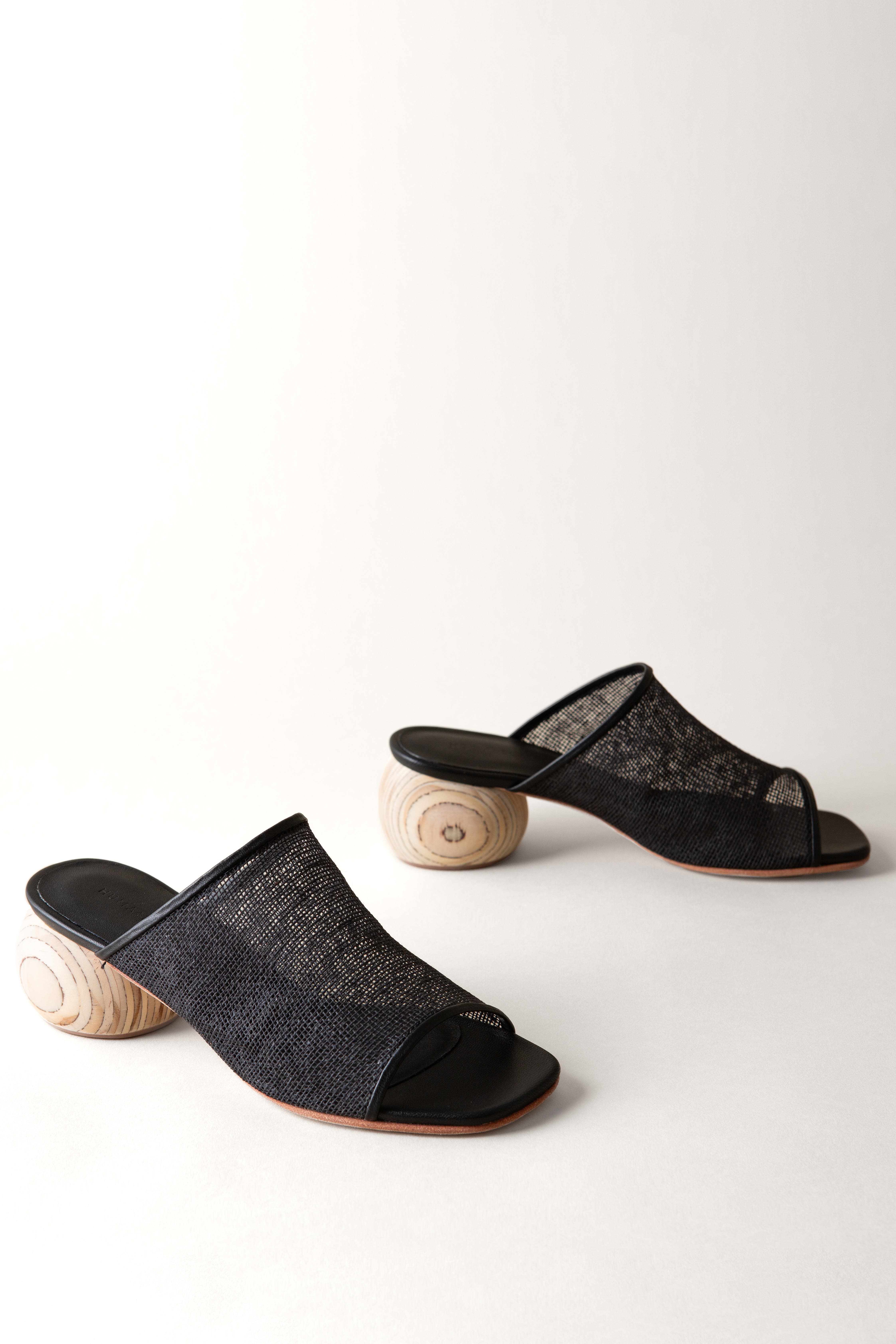 Huma Blanco Milla Natural Jute Slide Sandal, Alternate, color, Coal Jute