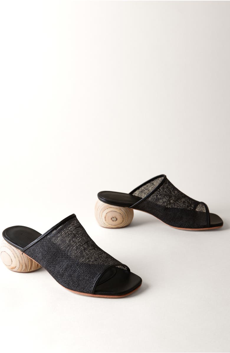 Huma Blanco Milla Natural Jute Slide Sandal, Alternate, color, Coal Jute