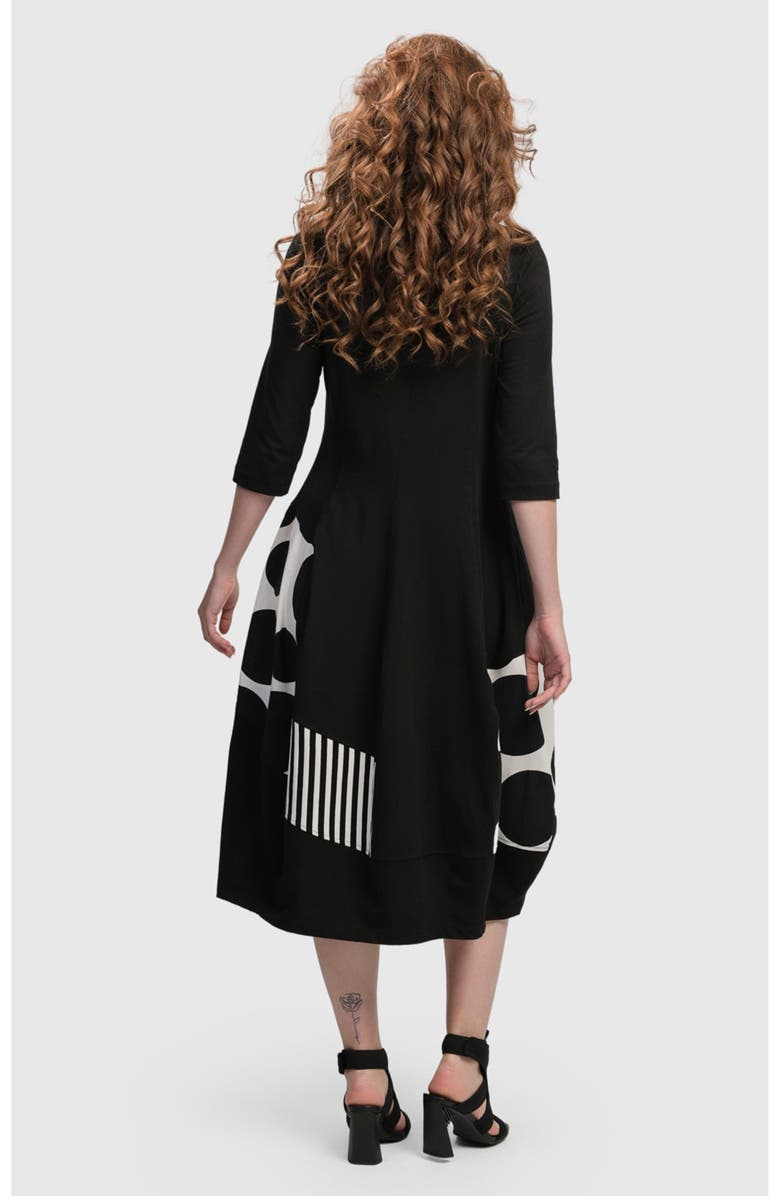 Alembika Broadway Cocoon Dress, Alternate, color, Mono