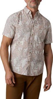 Faherty Breeze Short Sleeve Button-Down Shirt